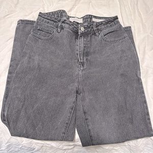 PacSun women’s black mom jeans - cropped jeans